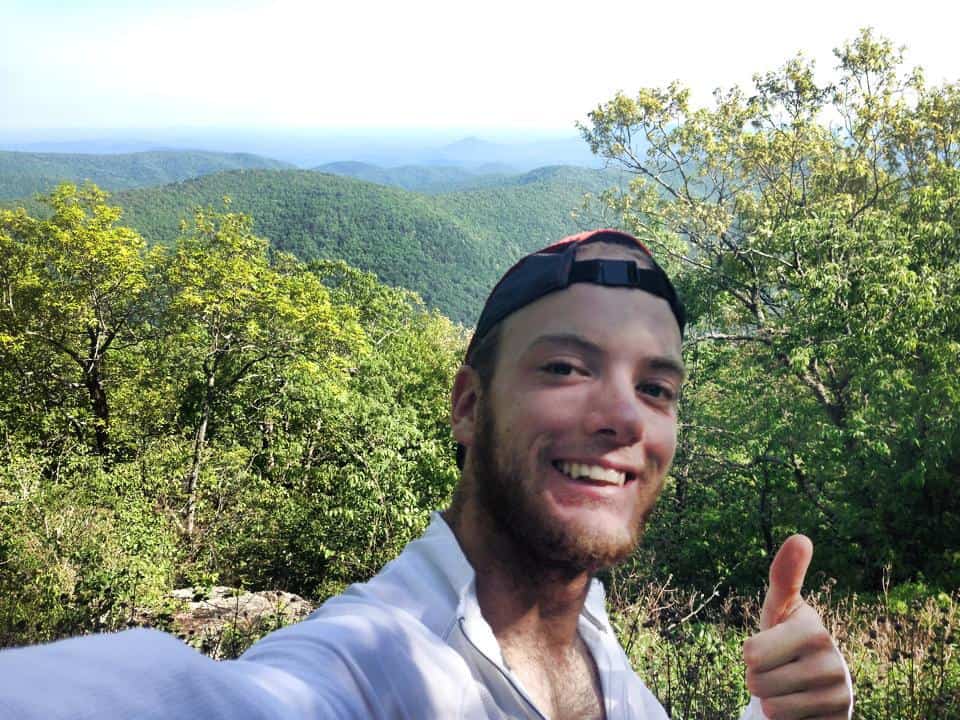 Casey Fiedler enjoying the outdoors