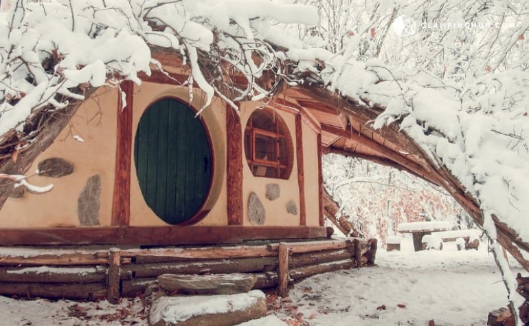 Unique and Eco-Friendly Hobbit-Themed Rental in Quebec, Canada - Glamping Hub