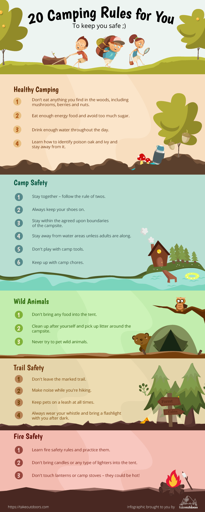 List of Camping Rules for Kids